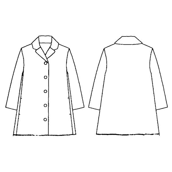 パイルニットジャカード ジャケットコート 大きいサイズ M LL 4L