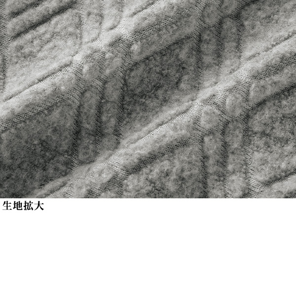 パイルニットジャカード ジャケットコート 大きいサイズ M LL 4L