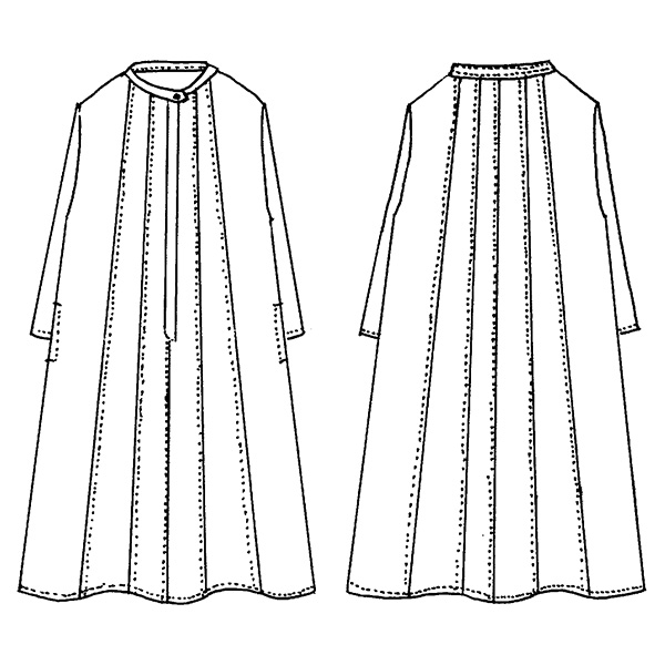 尾州織ウール混チュニックワンピース 大きいサイズ 4L