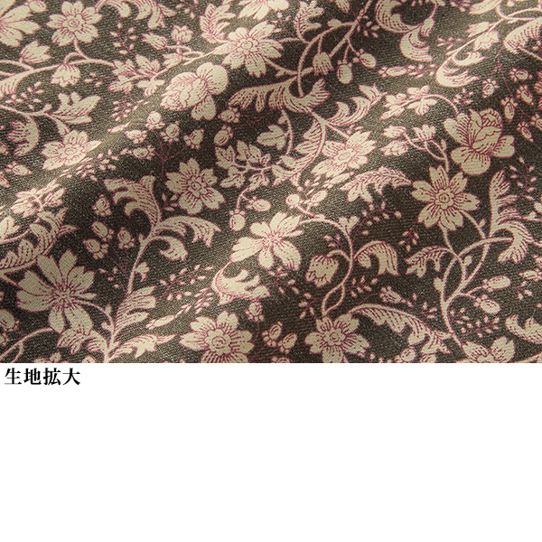 ウール入りプリントチュニック 大きいサイズ M LL 4L