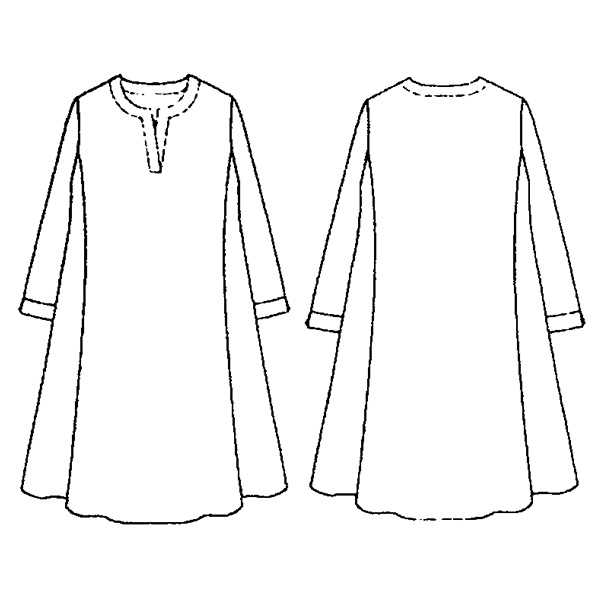 レース付け襟チュニック 大きいサイズ M LL 4L