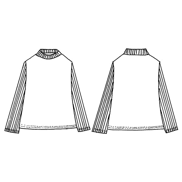 ニットプルオーバー 大きいサイズ M LL 4L