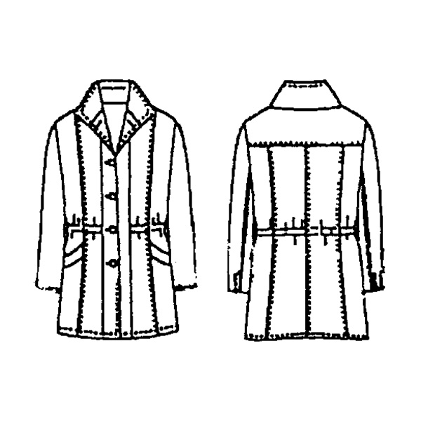 ワッシャー加工ライナー付コート 大きいサイズ 3L