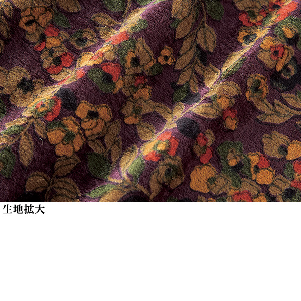 ベロア調チュニック 大きいサイズ M LL 4L