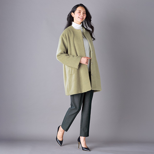 シャギーコート 大きいサイズ M LL 4L