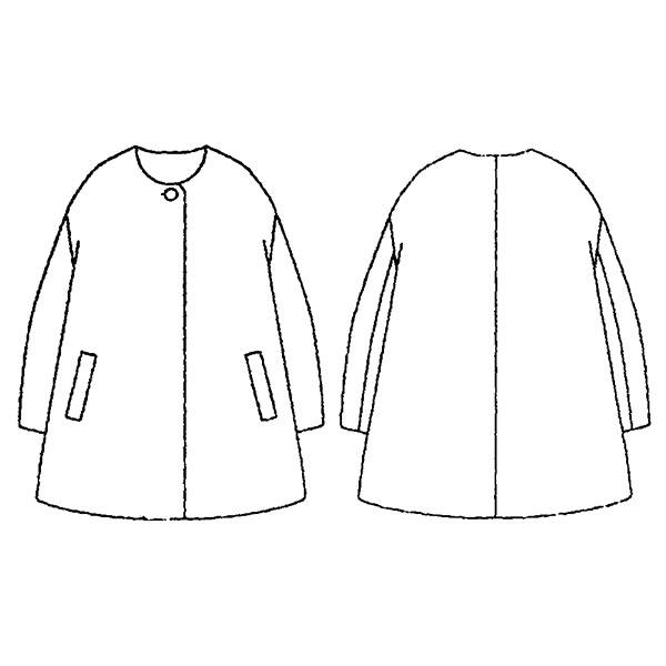 シャギーコート 大きいサイズ M LL 4L