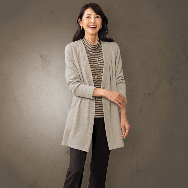 カットソーエレガンスロングアンサンブル