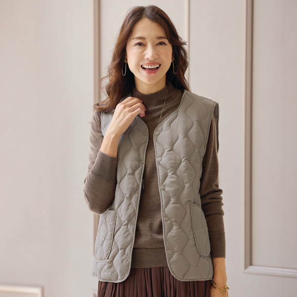 中わたキルトベスト