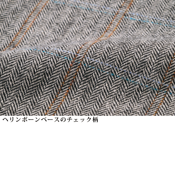 ツイードタックサロペット