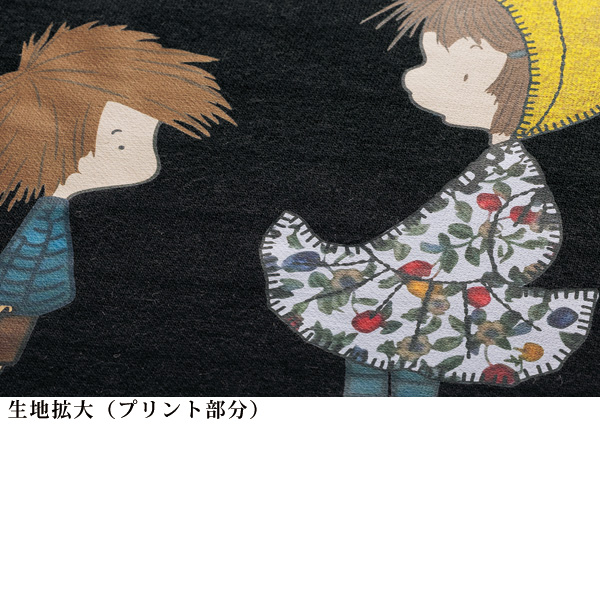 チャイルド柄プリントリバーシブルプルオーバー