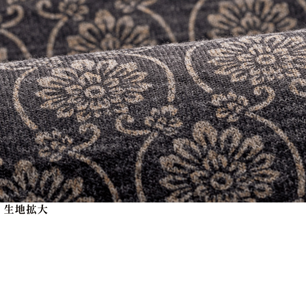 裏起毛ロング配色カットソージャケットワンピース