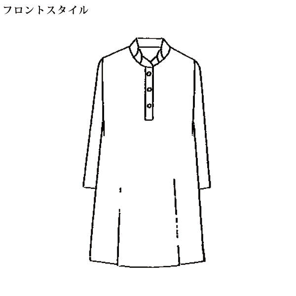 フクレジャカードカットソーチュニック