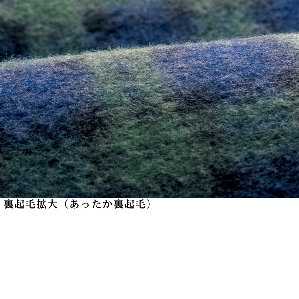 裏起毛チェックプルオーバー