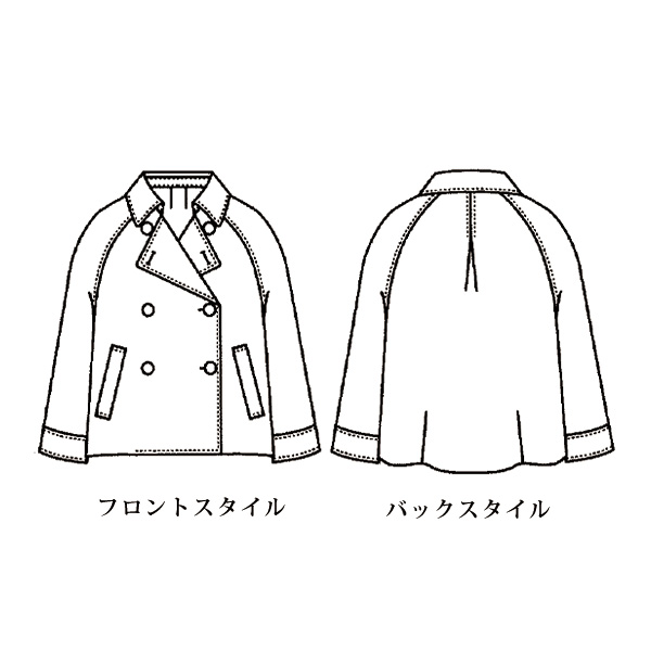 起毛タッチグレンチェックジャケット