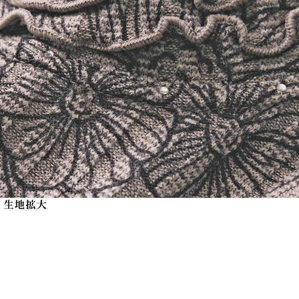 メロウ襟プリントチュニック