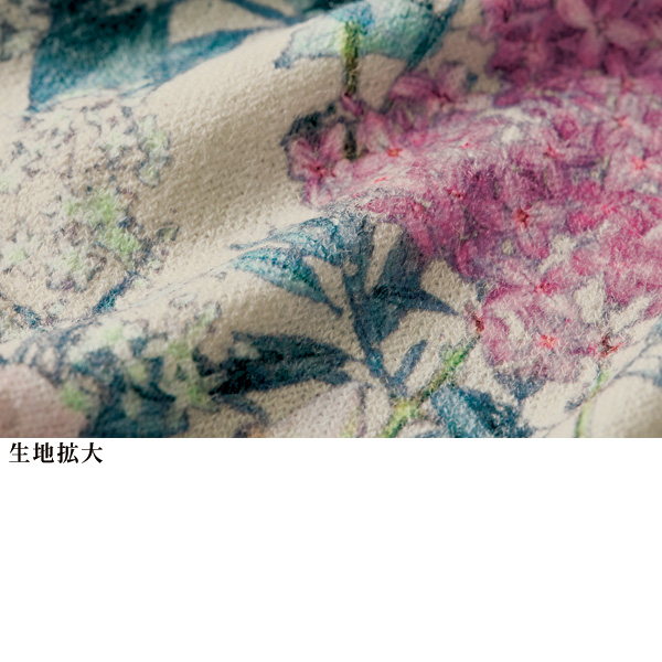 花柄プリントチュニック