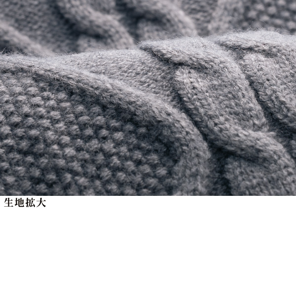 重ね着風ニットプルオーバー