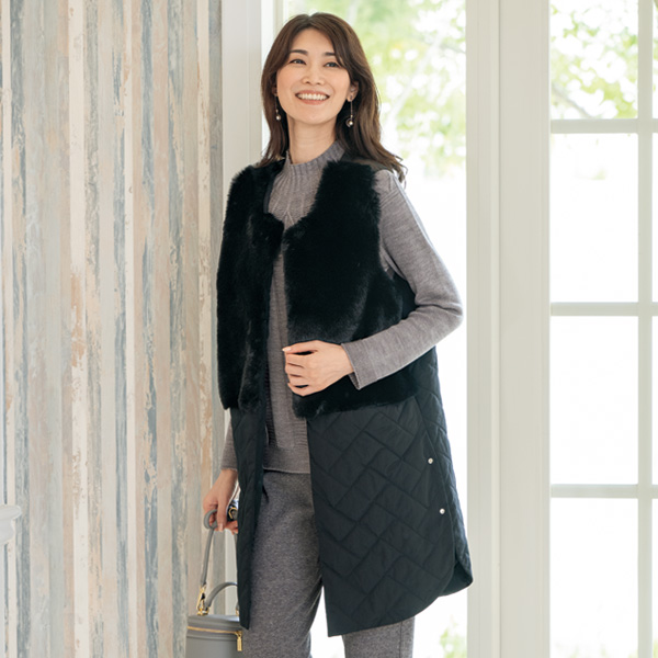 エコファー切替えロングベスト