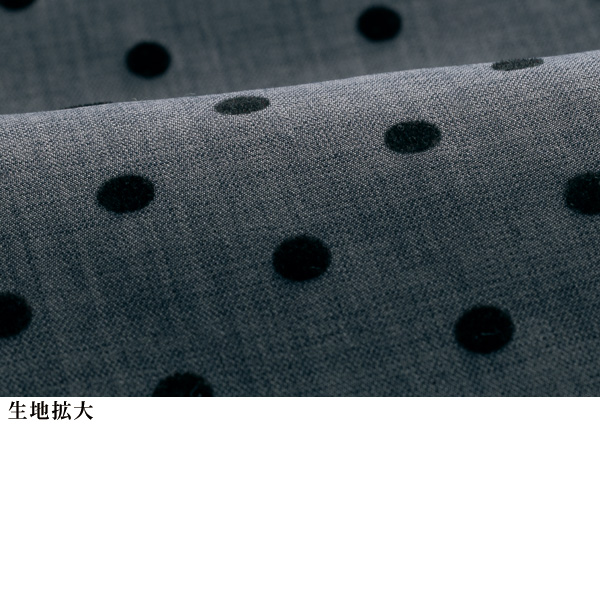 水玉フロッキージャンパースカート