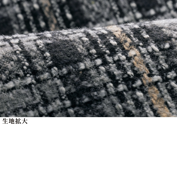 チェック柄ツイード調ベスト