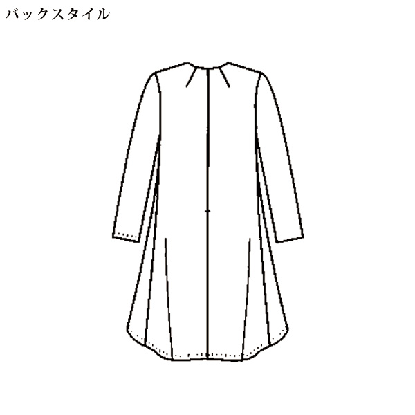 ストライプ柄チュニックワンピース