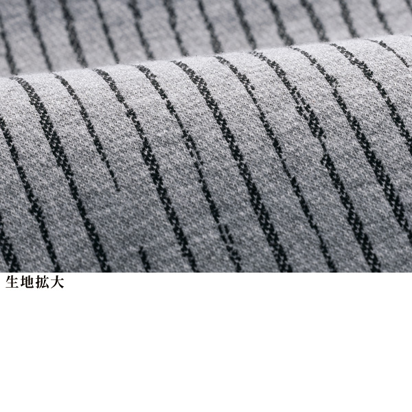 ストライプ柄チュニックワンピース