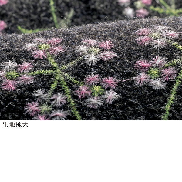 フラワー刺しゅうカットソーカーディガン