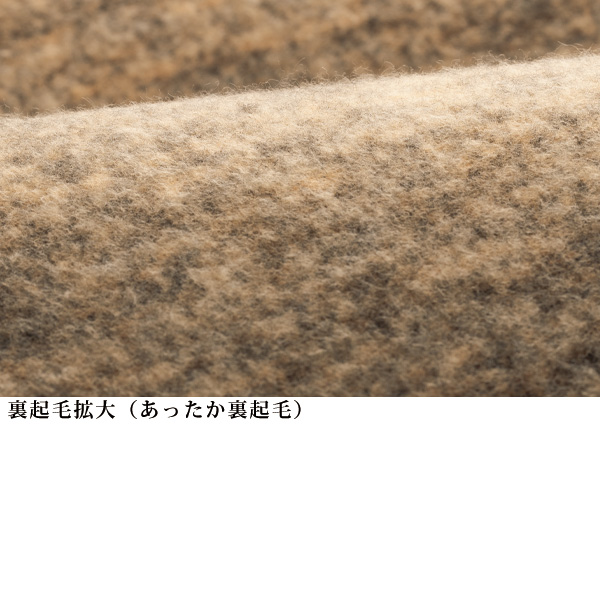 裏起毛カットソーブロック柄ジャケットワンピース