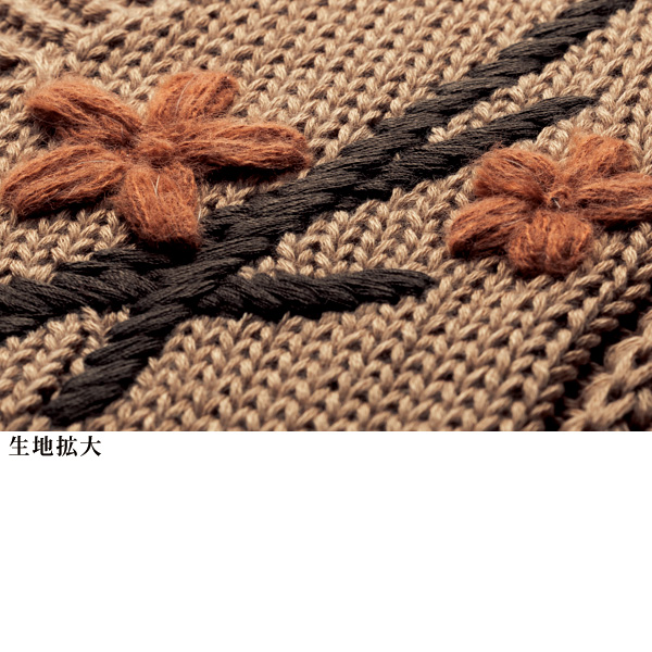 ニットデザインベスト