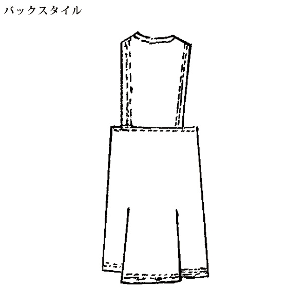 カラーネップ入りツイードジャンパードレス