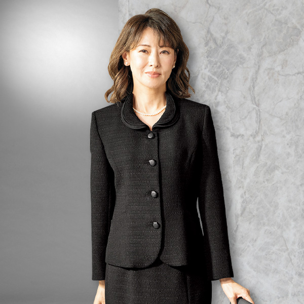 丹後変化織ちりめんフォーマルスーツ