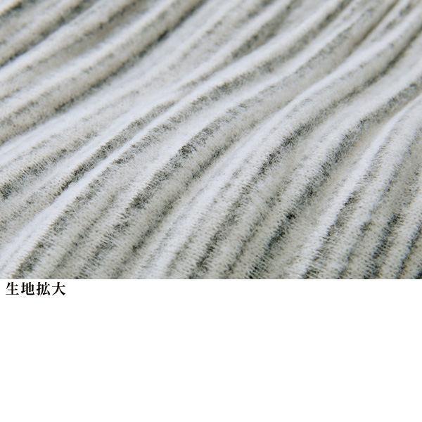 ワッシャープリーツストライプ カットソープルオーバー