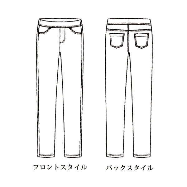 ぬくリッチ裏起毛ストレッチパンツ