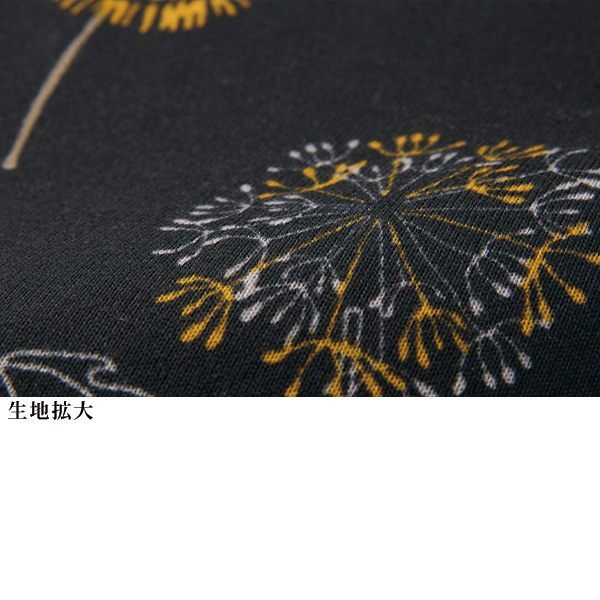 ボトルネックプリントワンピース