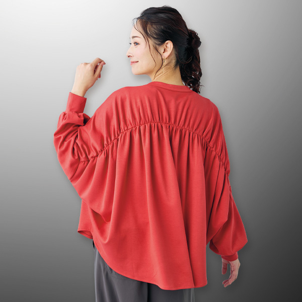 カットソーブラウスジャケット