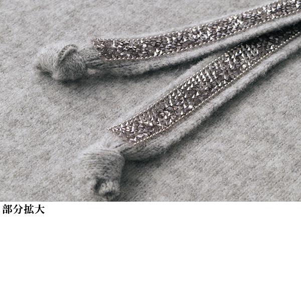 蛍光カラー配色ゆったりセーター