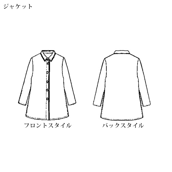 ニットちりめん和柄プリントアンサンブル