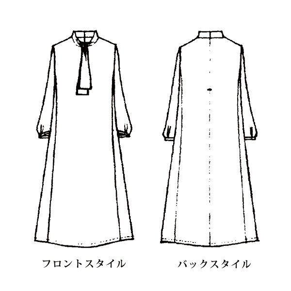 リバティプリントワンピース 大きいサイズ M LL 3L 4L