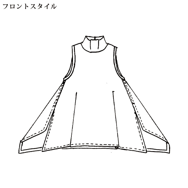 花柄プリントベスト 大きいサイズ M LL 4L