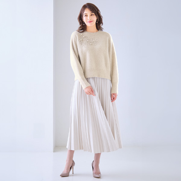 フォックス×ラムウールセーター