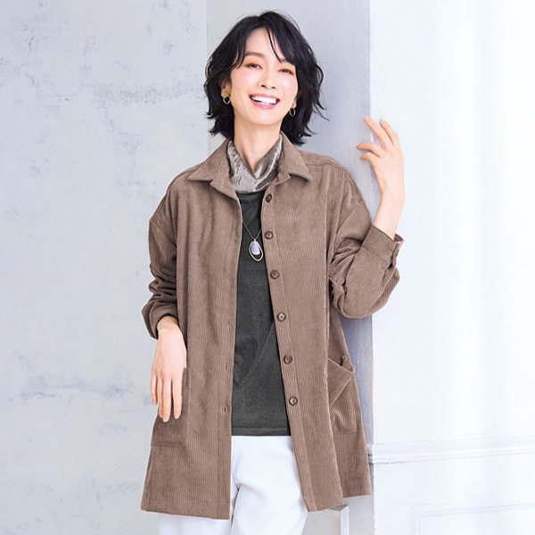 袖シャーリング切替えプルオーバー 大きいサイズ M LL 4L