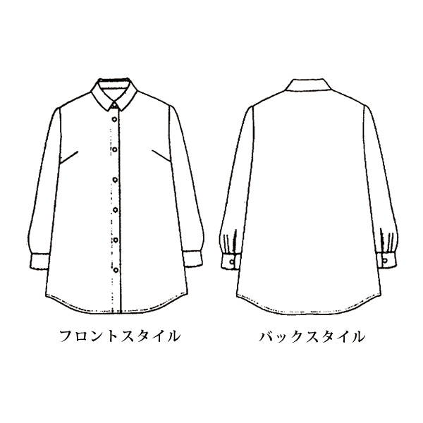 先染めチェックブラウス 大きいサイズ M LL 4L