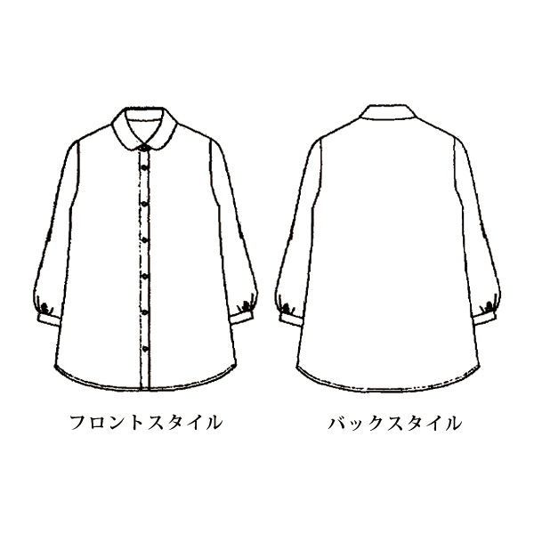 花柄プリントチュニックブラウス 大きいサイズ M LL 4L