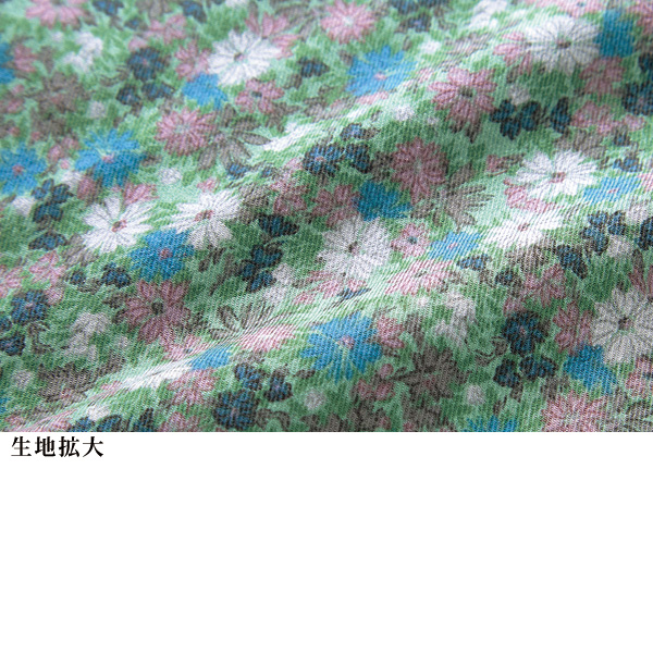 花柄プリントチュニックブラウス 大きいサイズ M LL 4L