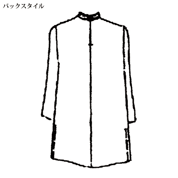 起毛プリントチュニック