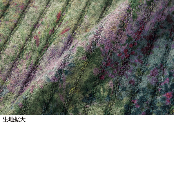 起毛プリントチュニック