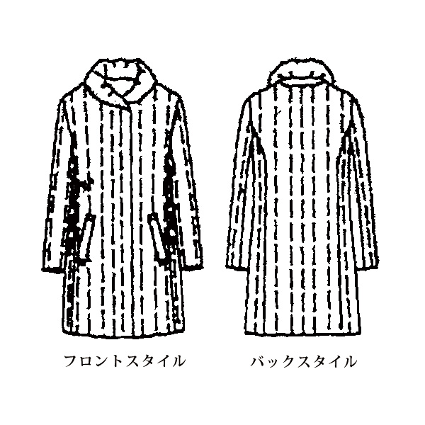 シルクダウンコート