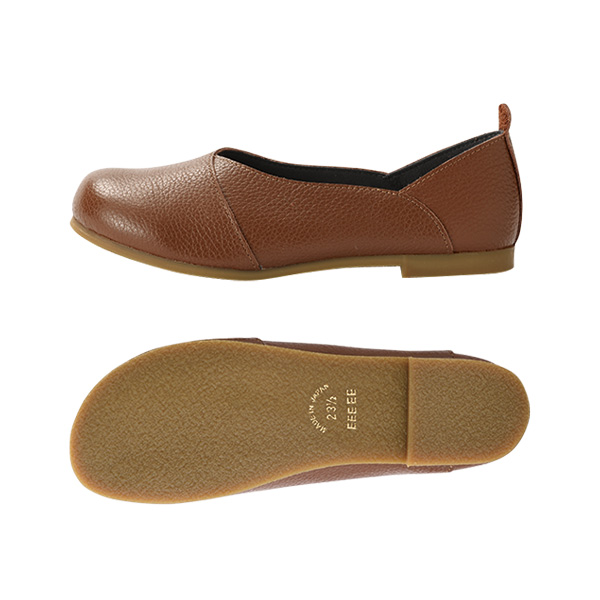 牛革F（5E）切り替えデザインシューズ 大きいサイズ 5E