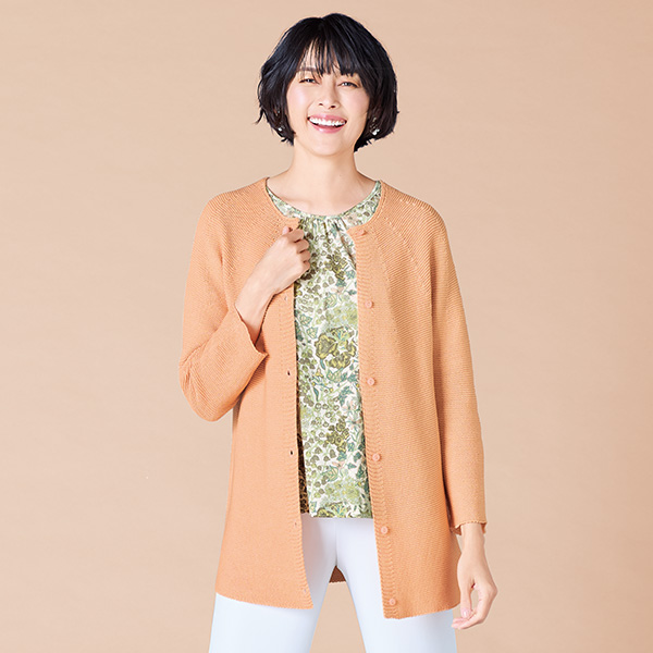 リバティプリントプルオーバー 大きいサイズ M LL 4L