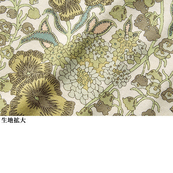 リバティプリントプルオーバー 大きいサイズ M LL 4L